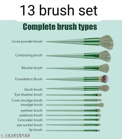 Super Quality Makeup brush set of 13pcs with beautyful pouch