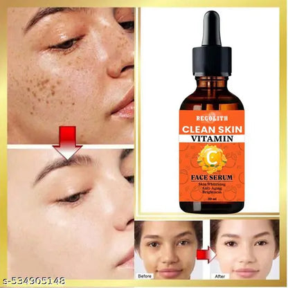 Regolith Vitamin C Face Serum - Skin Brightening Serum , Anti-Aging, Skin Repair, Supercharged Face Serum, Dark Circle, Fine Line & Sun Damage Corrector Face Serum(30ml)