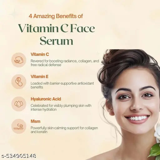 Regolith Vitamin C Face Serum - Skin Brightening Serum , Anti-Aging, Skin Repair, Supercharged Face Serum, Dark Circle, Fine Line & Sun Damage Corrector Face Serum(30ml)